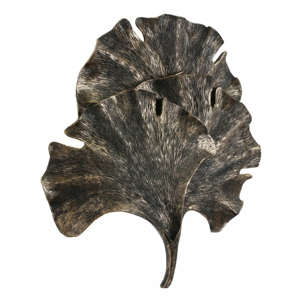 Gingko Wall Light Black Gold