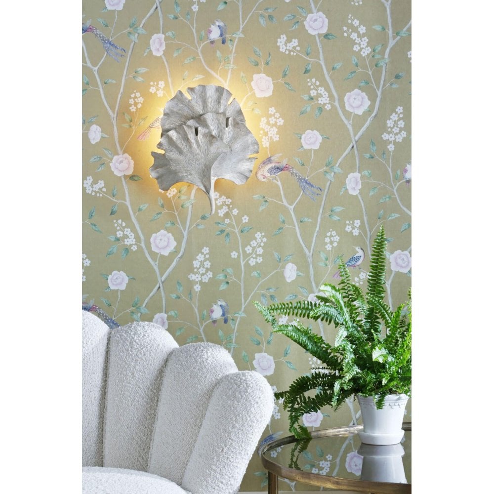 Gingko Wall Light Cream Gold