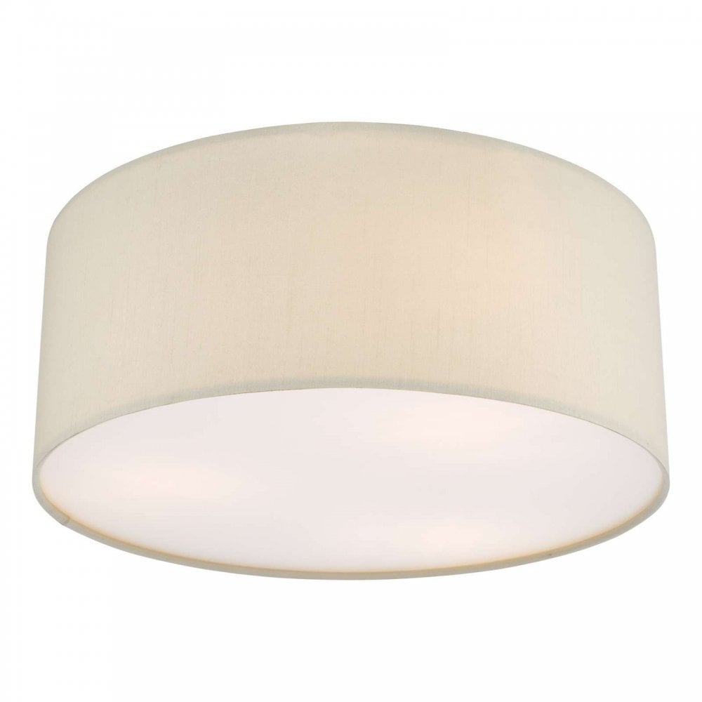 Cierro 3 Light Flush Fitting in Taupe