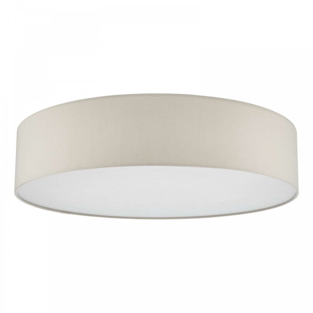 Cierro 6 Light Flush Fitting in Taupe