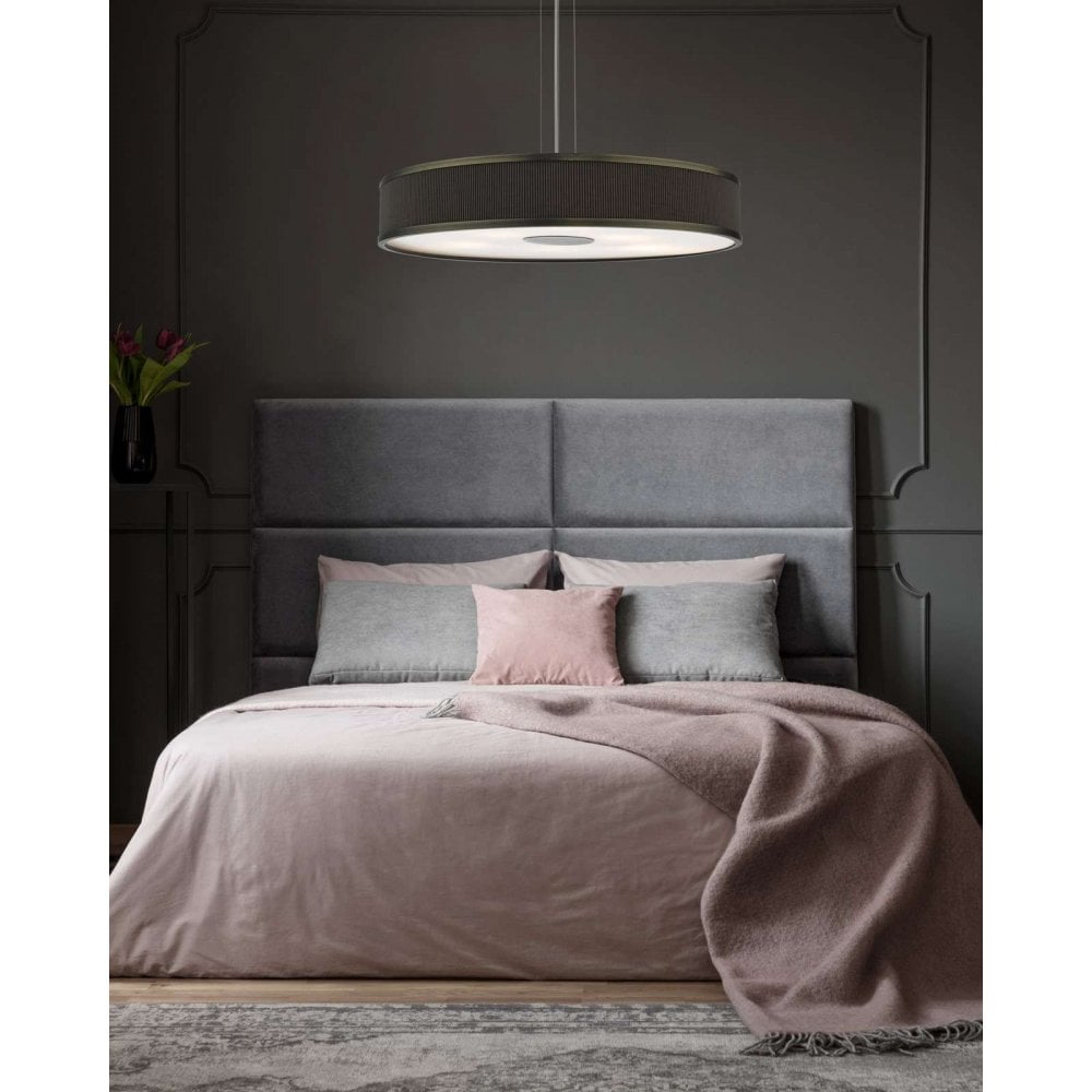 Alvaro 6 Light Pendant in Antique Bronze C/W Mushroom Detail