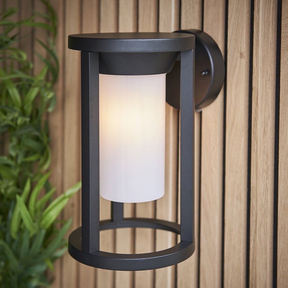 Braden Wall LED Lamp In Textured Black