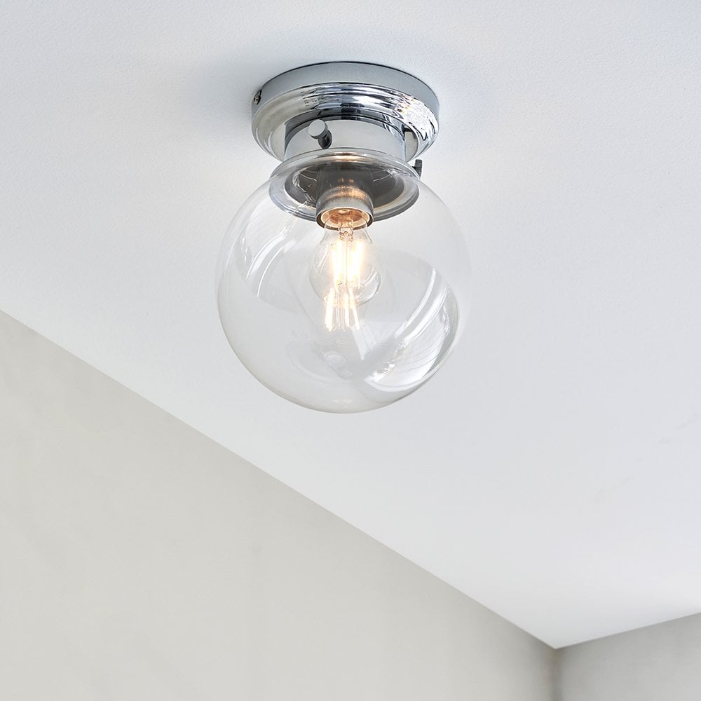 Cheswick Flush Clear Glass Shade