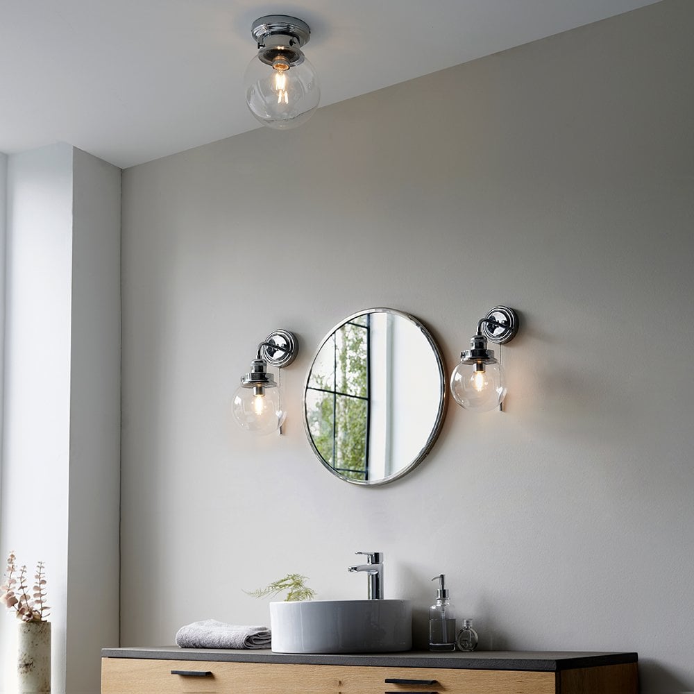 Cheswick Flush Clear Glass Shade