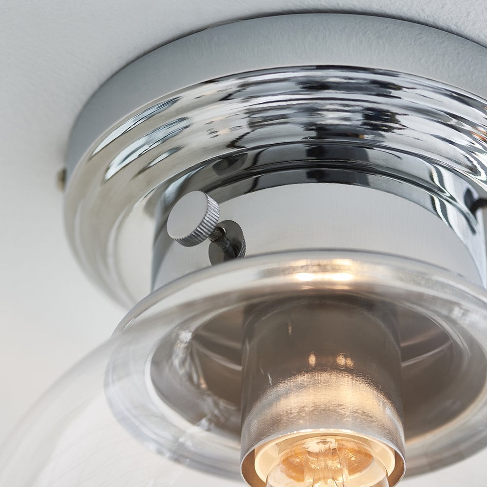 Cheswick Flush Clear Glass Shade