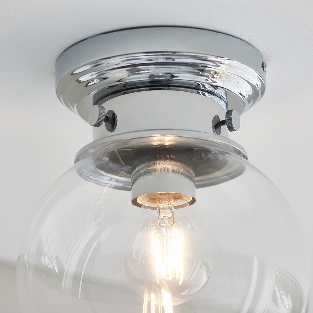Cheswick Flush Clear Glass Shade