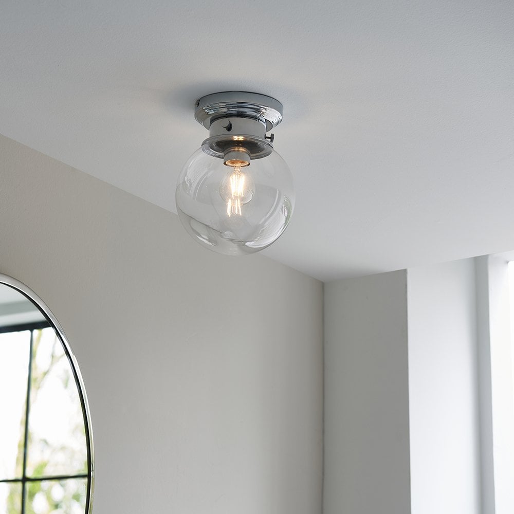 Cheswick Flush Clear Glass Shade