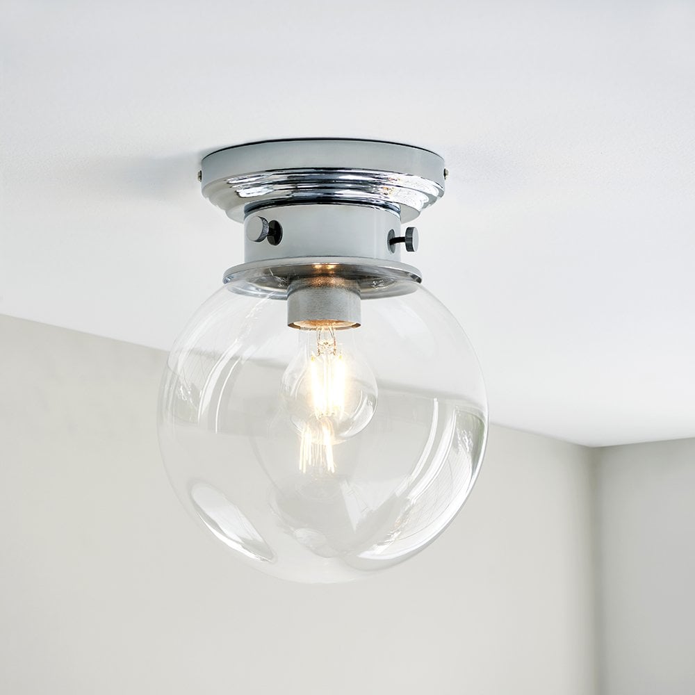 Cheswick Flush Clear Glass Shade