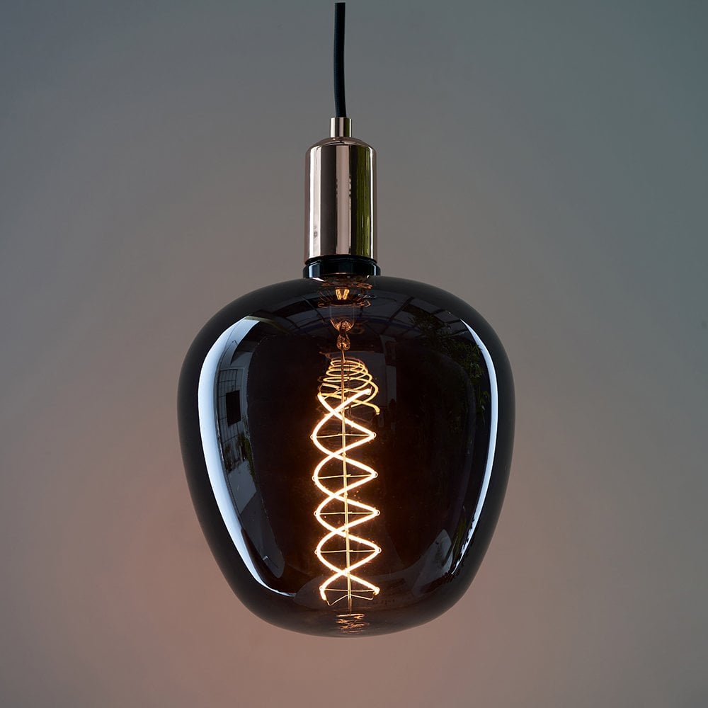 Helix E27 Filament Bulb in Smoked Tinted Glass