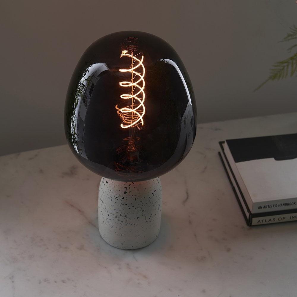 Helix E27 Filament Bulb in Smoked Tinted Glass