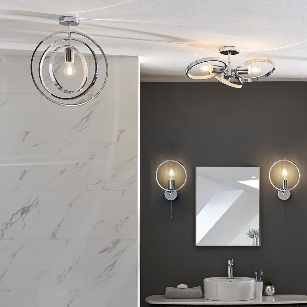 Merola Wall Light in Chrome
