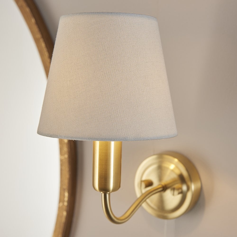 Conway Wall Lamp in Satin Brass