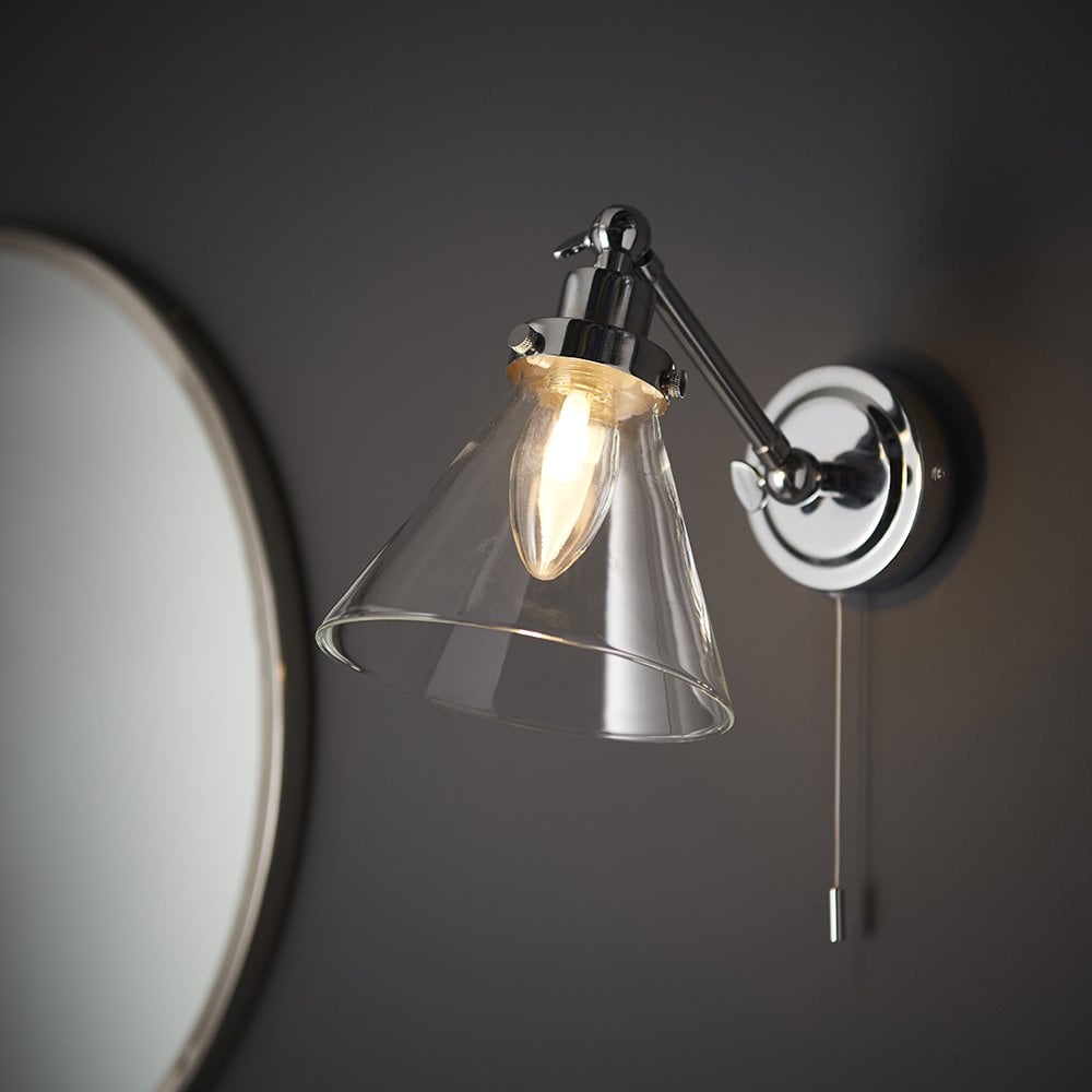 Faraday Wall Lamp in Chrome