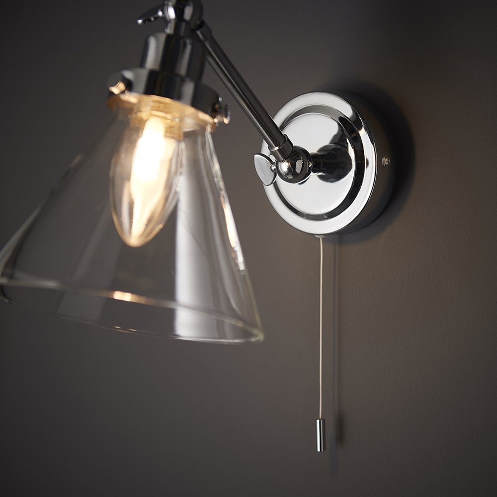 Faraday Wall Lamp in Chrome