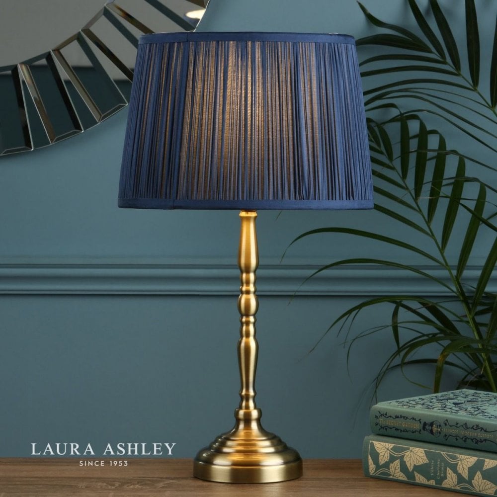 Corey Antique Brass Candlestick Table Lamp Base Only