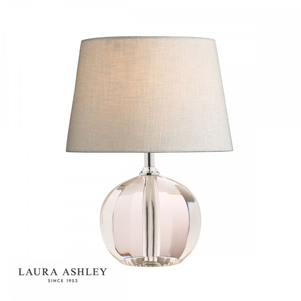 Lydia Hand-Cut Crystal Glass  Table Lamp Base Only