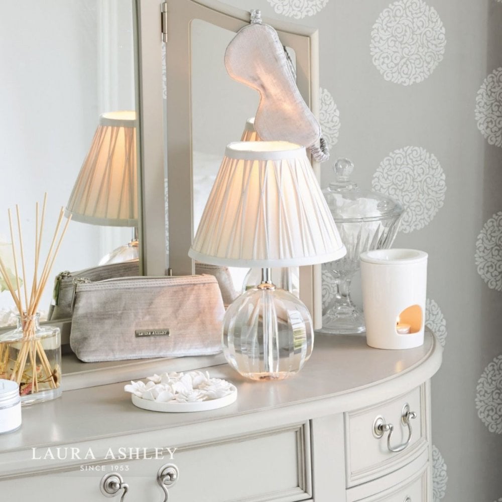 Lydia Hand-Cut Crystal Glass  Table Lamp Base Only