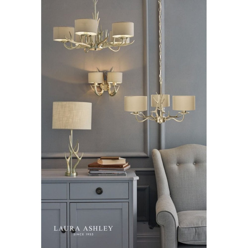 Mulroy Champagne Antler Table Lamp Base Only