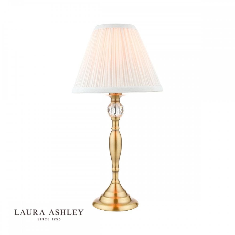 Ellis Antique Brass Table Lamp C/W Shade