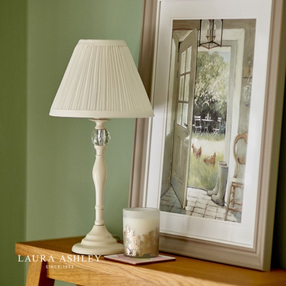 Ellis Cream Table Lamp with Shade