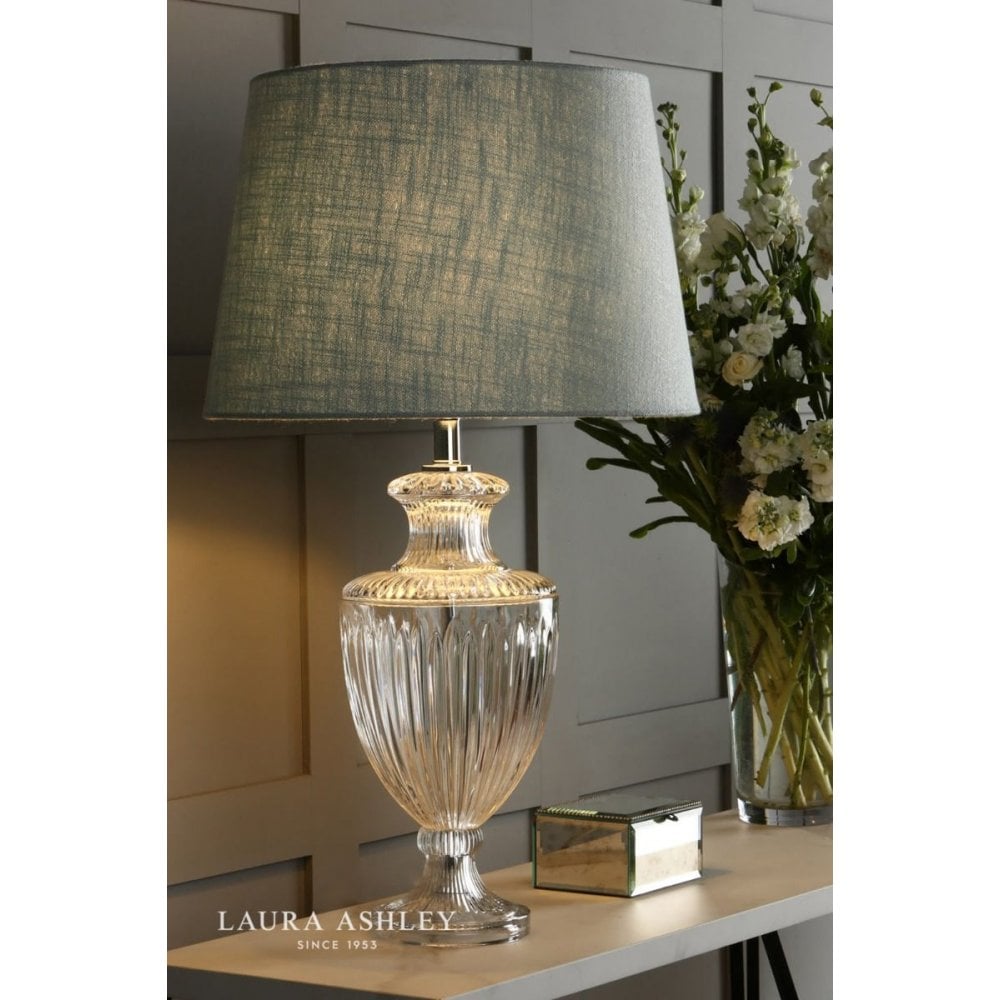 Meredith Small Cut Glass Crystal Urn Table Lamp