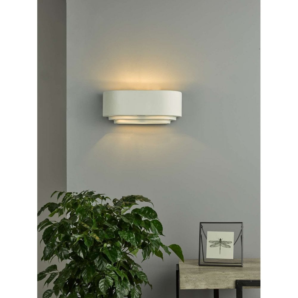 Lando White Wall Washer Light