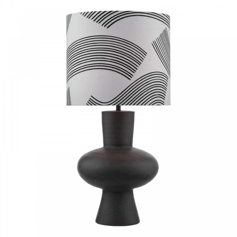 Miho Black/Bronze Table Lamp C/W Shade