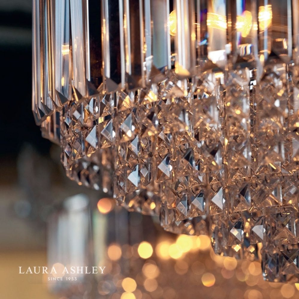 Vienna 9 Light Crystal Chandelier in Polished Chrome