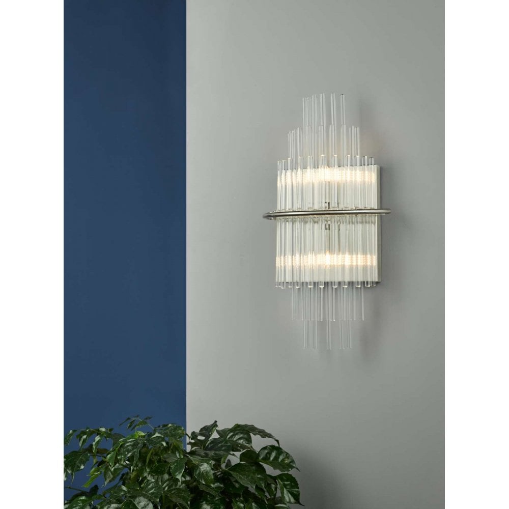 Lukas Polished Chrome Wall Light