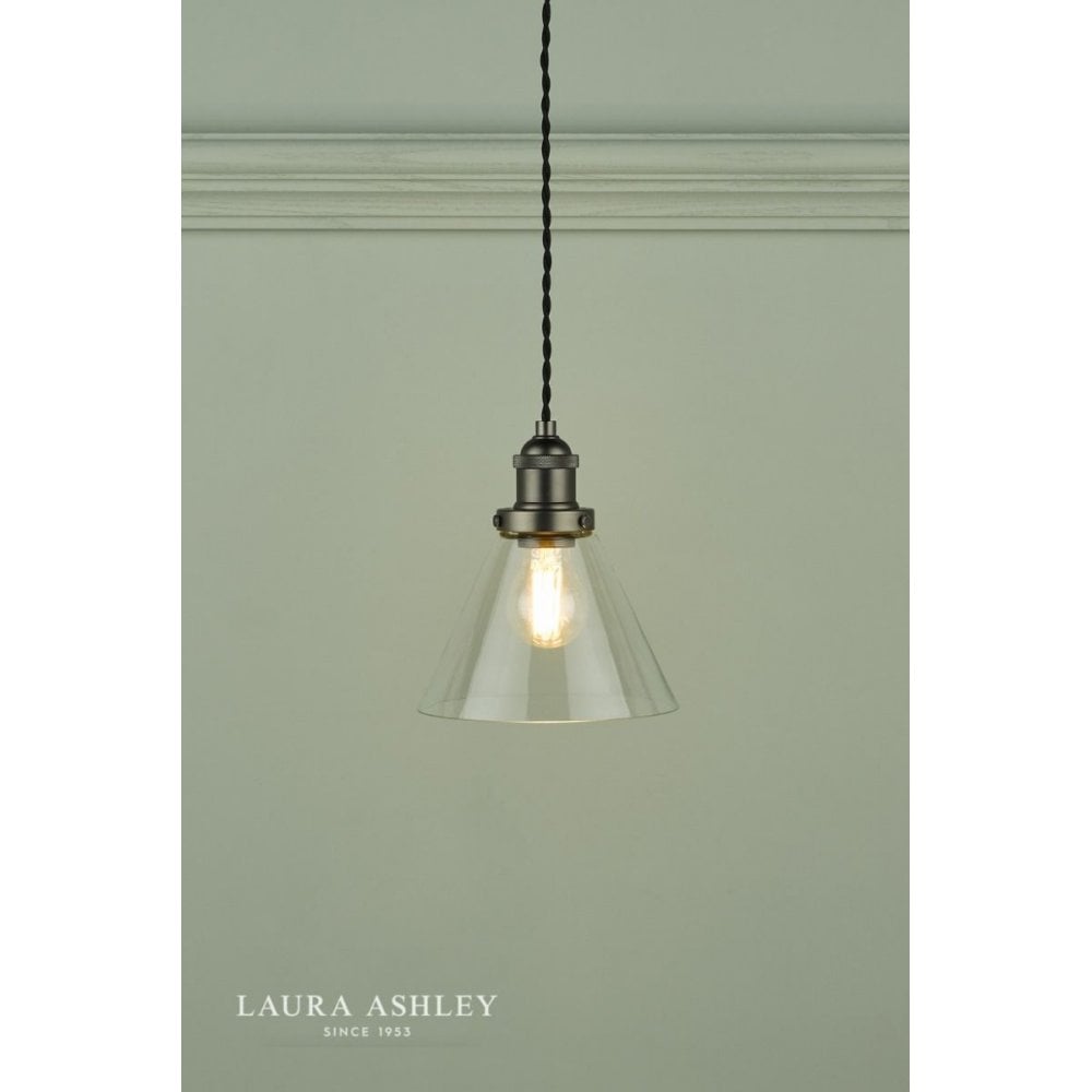 Isaac Single Pendant in Industrial Nickel Finish