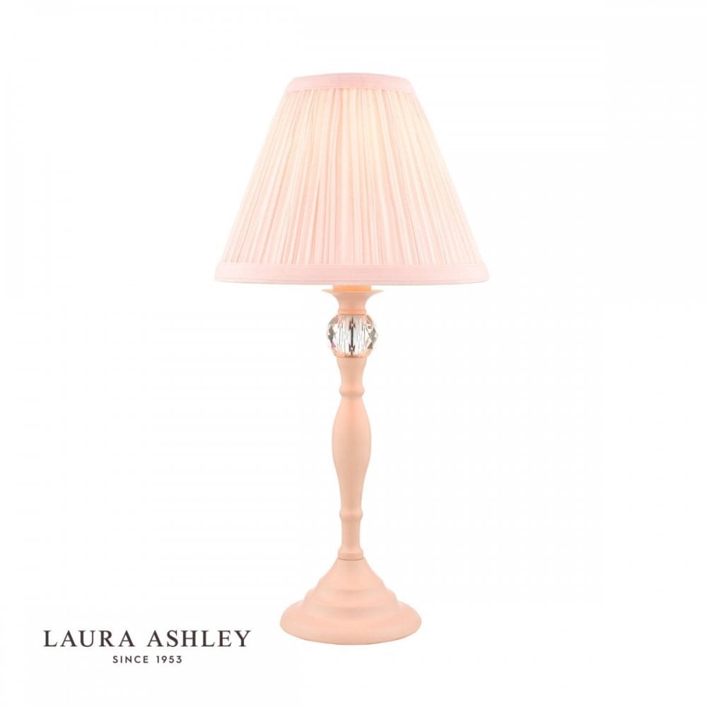 Ellis Blush Pink Table Lamp with Shade