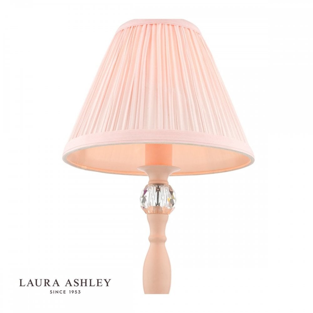 Ellis Blush Pink Table Lamp with Shade