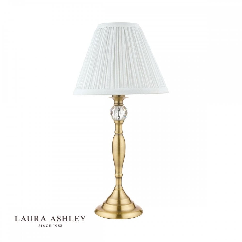 Ellis Antique Brass Table Lamp C/W Shade