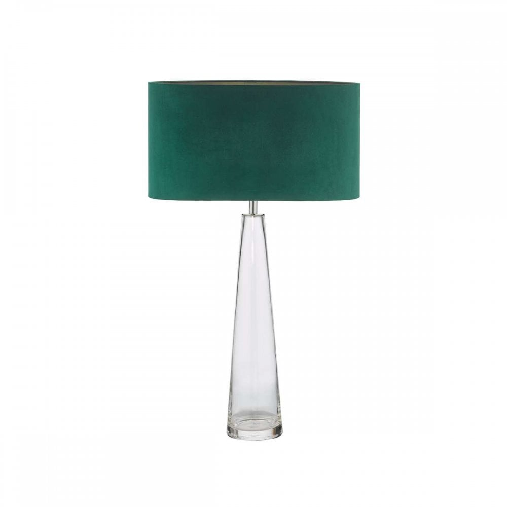 Samara Clear Glass Base Only Table Lamp