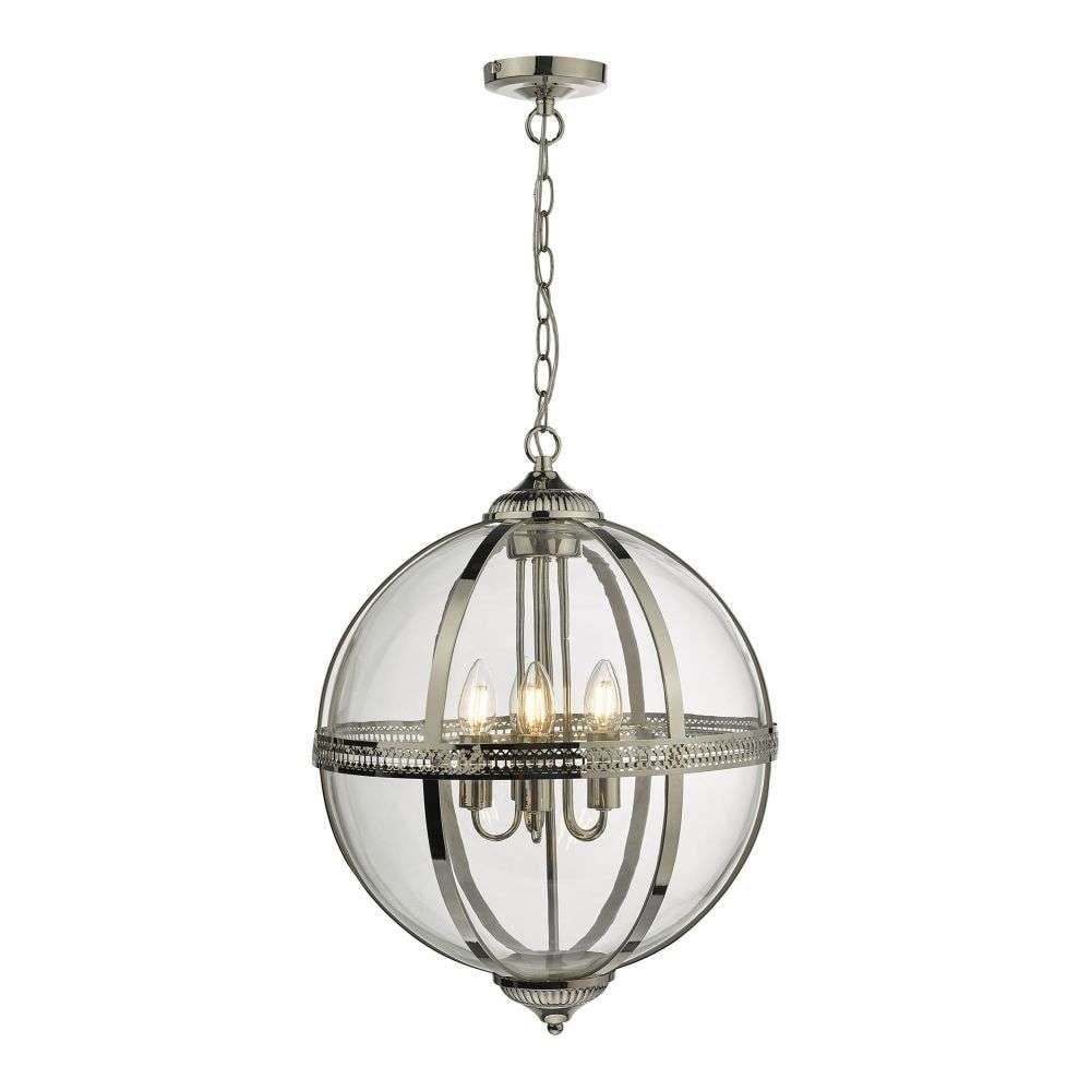 Vanessa 5 Light Polished Nickel Pendant