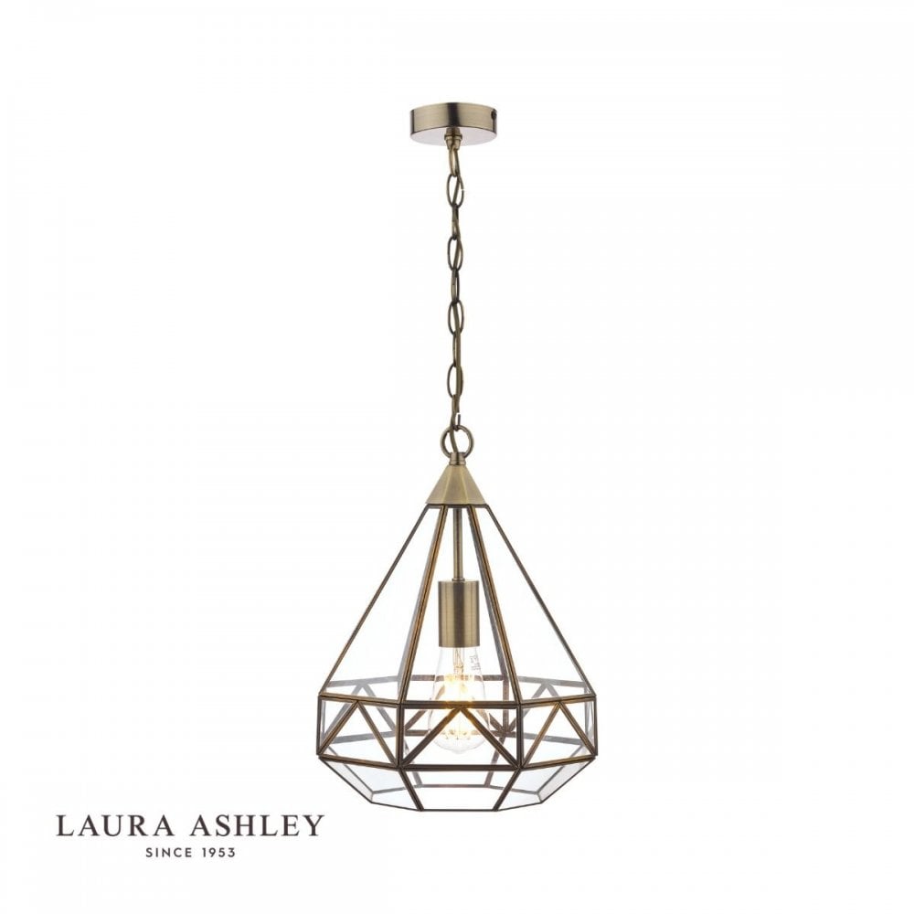 Zaria Antique Brass Lantern