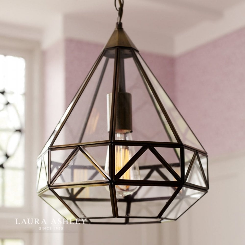 Zaria Antique Brass Lantern