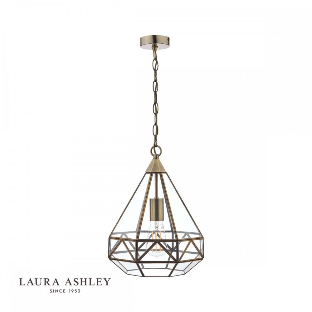 Zaria Antique Brass Lantern