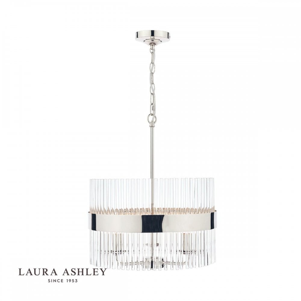 Alexa 3 Light Polished Nickel Pendant