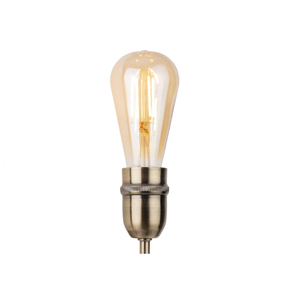 Leon 2lt Wall Light in Antique Brass
