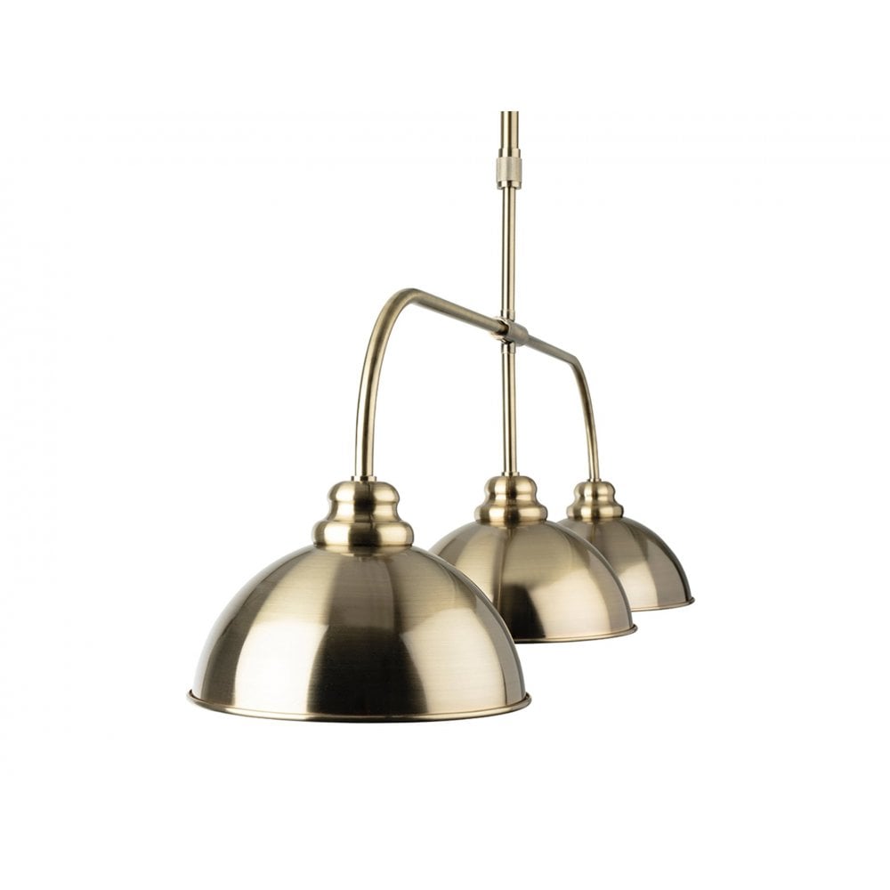 Eagle Pendant 3 Light in Antique Brass