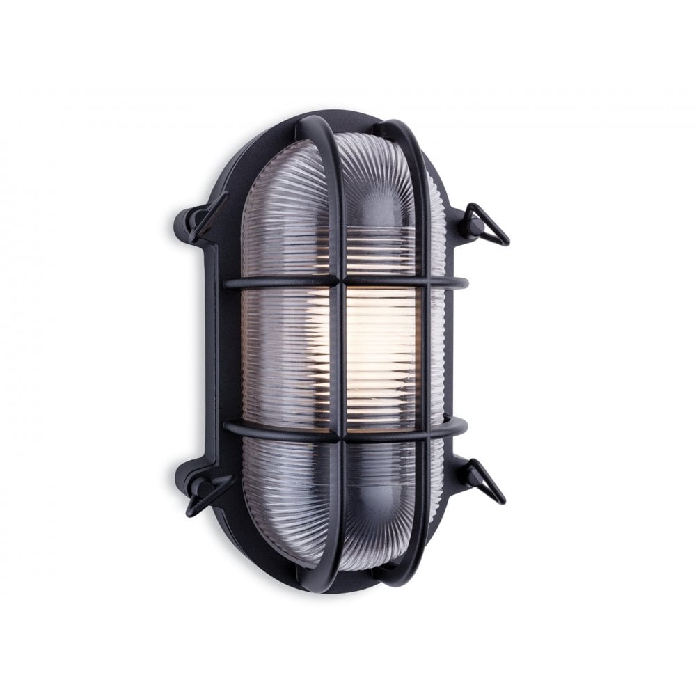 Turin Bulkhead - Oval in Black