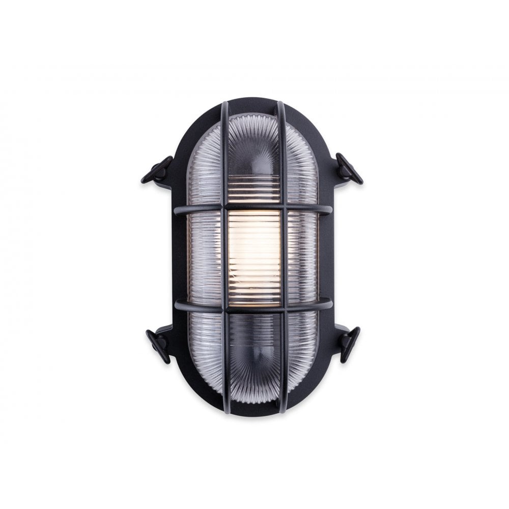 Turin Bulkhead - Oval in Black
