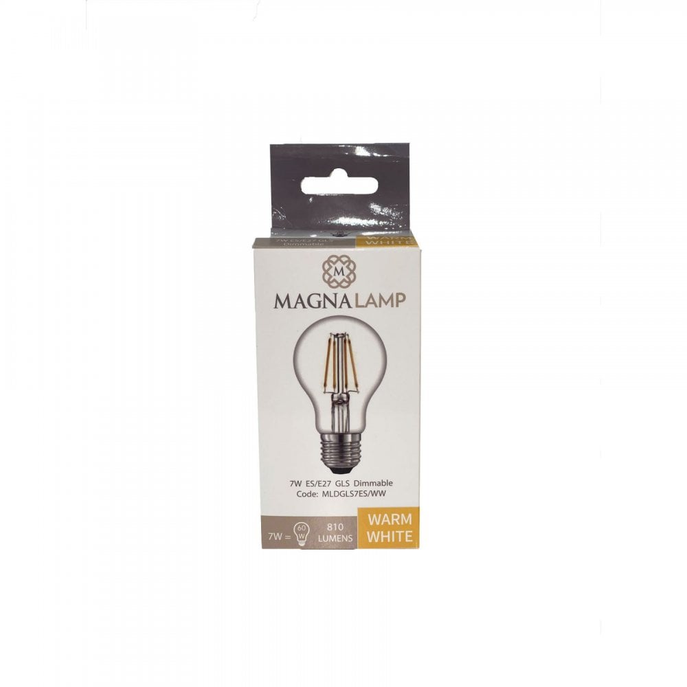 Dimmable 7W E27 Warm White Bulb