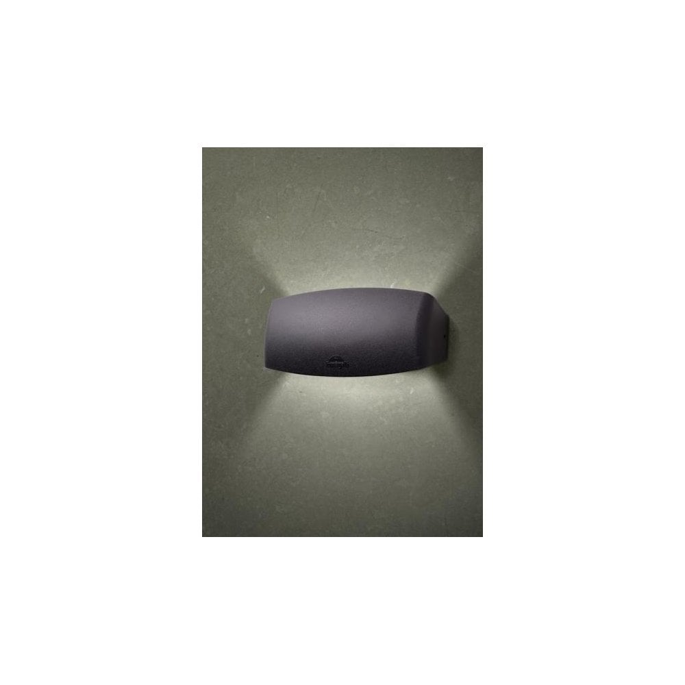 Abram 270 10.5W Up and Down LED Wall Light Black