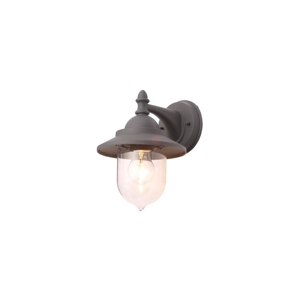 Leek Anthracite Wall Lantern IP44