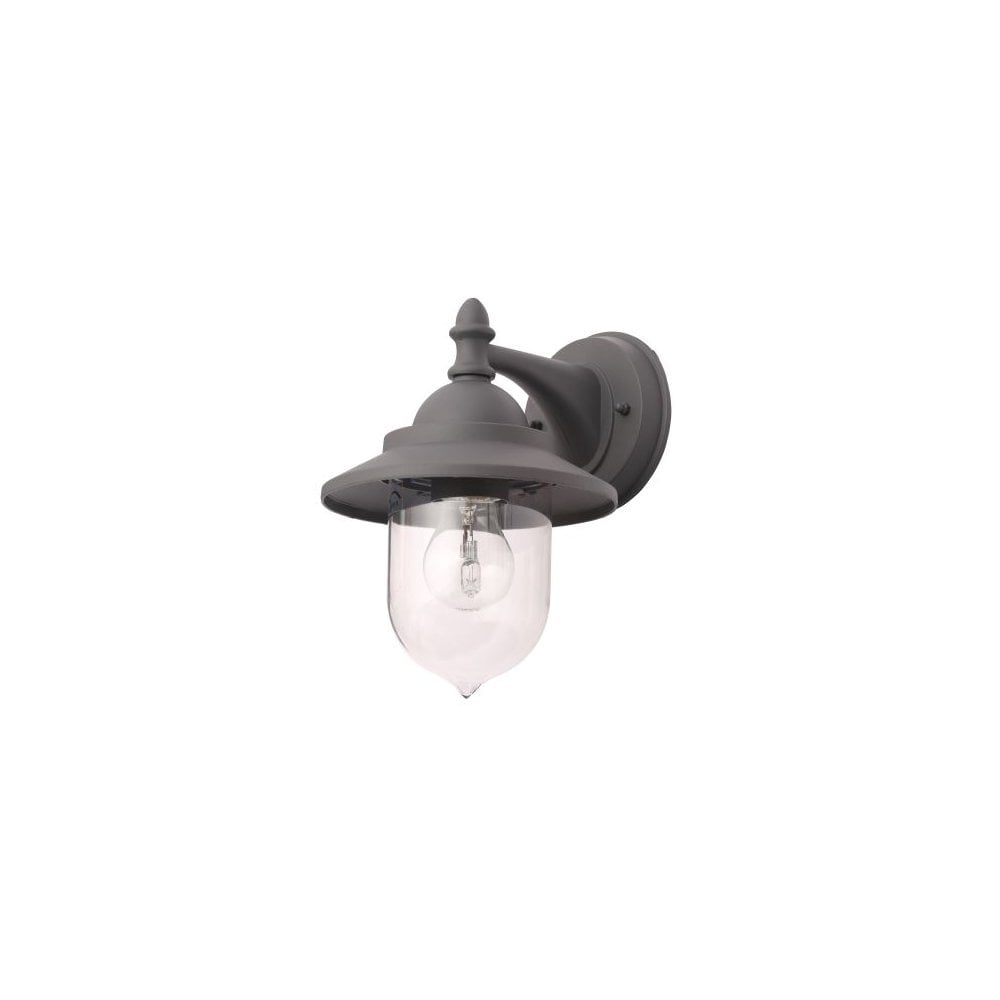 Leek Anthracite Wall Lantern IP44