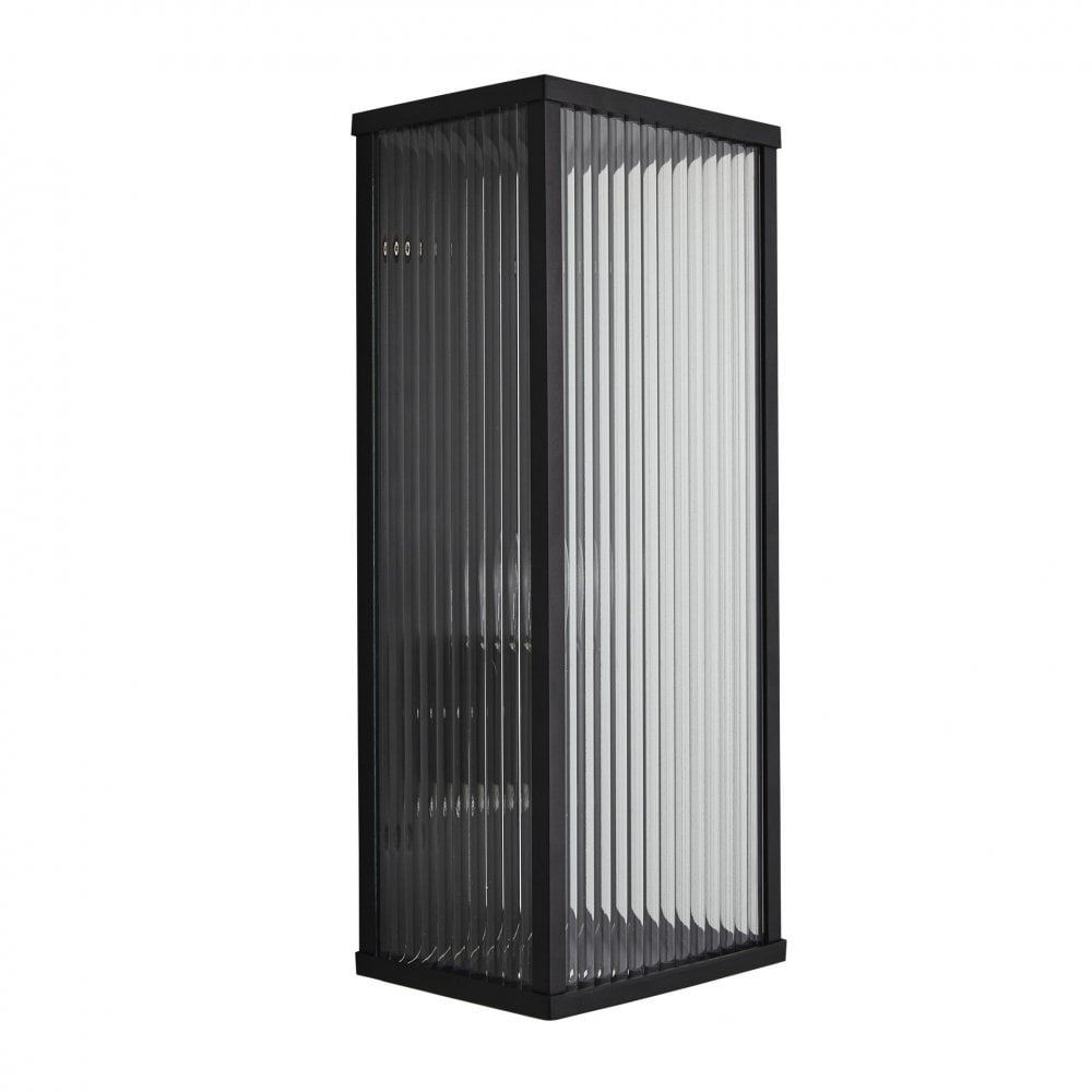 Memphis Wall Lantern in Black IP44