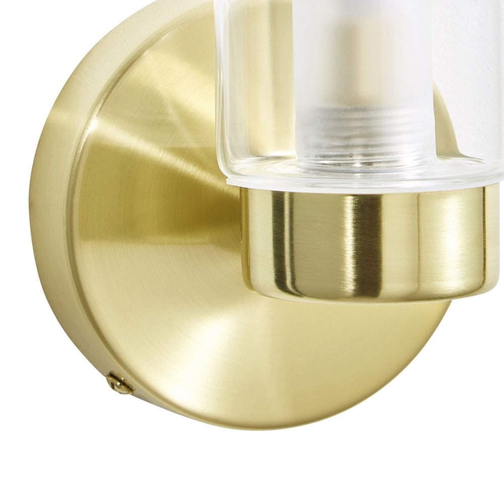 Sparti Satin Brass Wall Light IP44