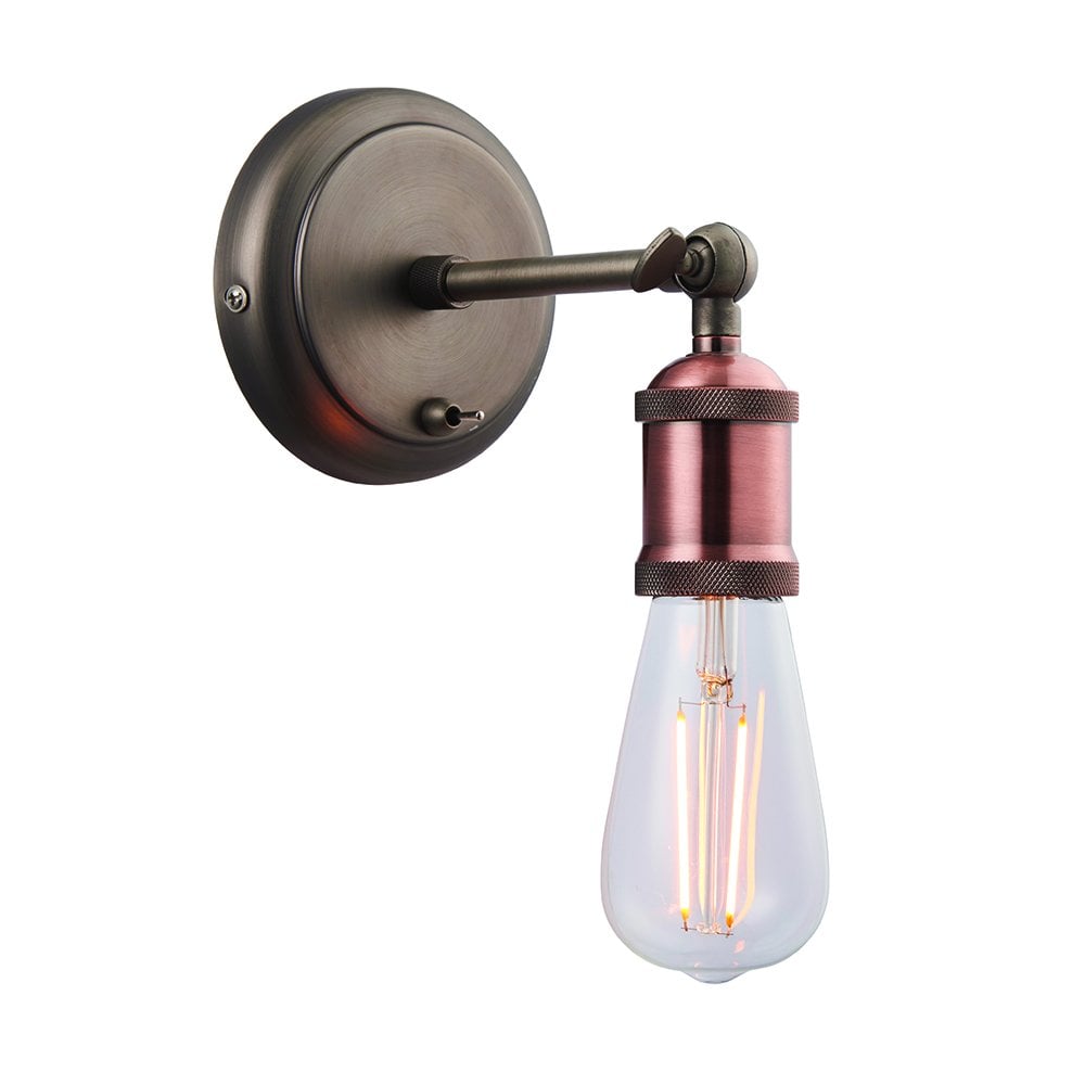Hal Wall Light in Copper Finish
